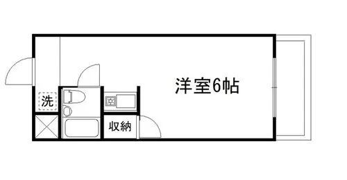 ジュネス深草【1階】の外観