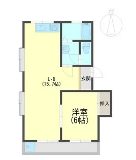 柏原コーポラス【3階】の間取り
