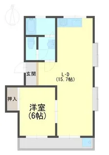 柏原コーポラス【2階】の間取り