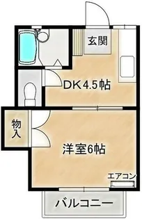 ルシェール南が丘【2階】の間取り