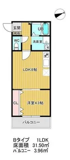 TYハイツ【305号室】の間取り