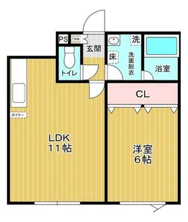 リラクゼーションマンションSASAKI【2B号室】の間取り