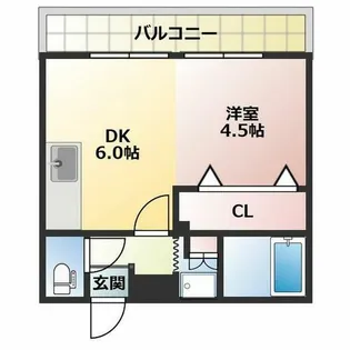 第53松井ビル【1階】の間取り