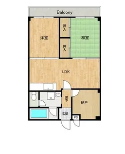 サムティ南多聞台【1階】の間取り