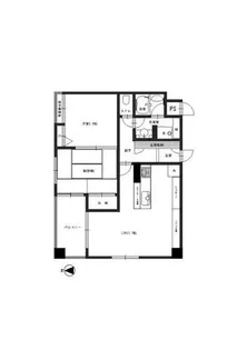 御所南グリーンマンション東洞院【3階】の間取り