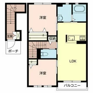 シャーメゾン秋津【203号室】の間取り