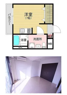 シャンポール福大【302号室】の間取り