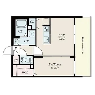 プライマル札幌桑園【807号室】の間取り