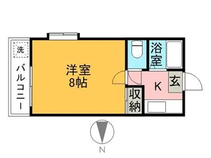 第2岩田ビル【0301号室】の間取り