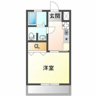 Esteria Ⅰ【203号室】の間取り