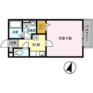 HAL仁川【105号室】の間取り