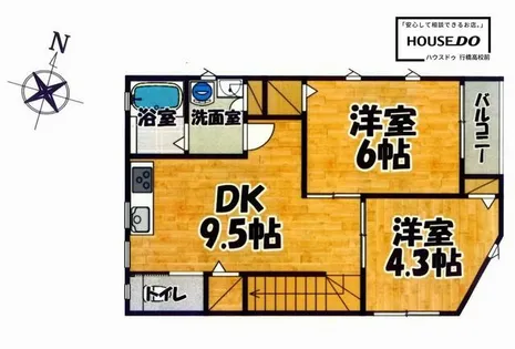 プチセレブ豊津【2階】の間取り