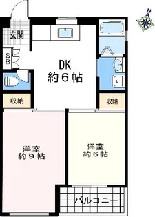 チェリーコート【5階】の間取り