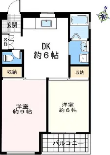 チェリーコート【5階】の間取り