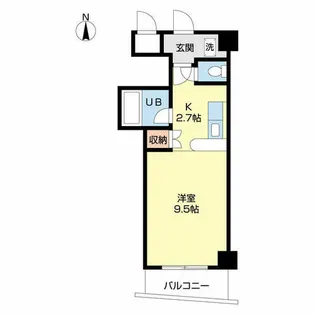 αNEXT北15条【4階】の間取り