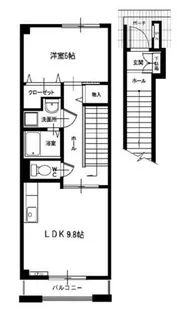 ハイステージ桜【A201号室】の間取り