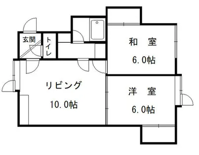 ルピナスⅠ【202号室】の間取り