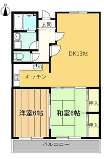 古久マンション【2階】の間取り