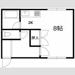 ハニサクル麻生【4階】の間取り
