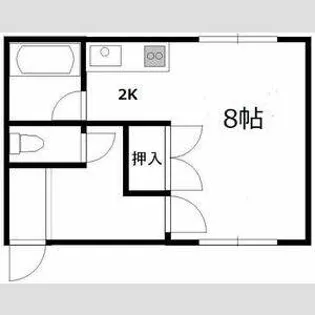 ハニサクル麻生【4階】の間取り