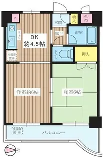エレガントライフ新大阪【5階】の間取り