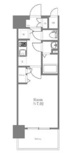 エスリード京都梅小路アヴェニテ【2階】の間取り