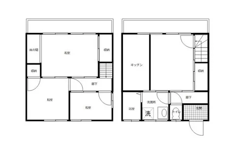 高良内ハイツ【101号室】の間取り
