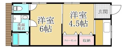吉田ハイツ【1階】の間取り