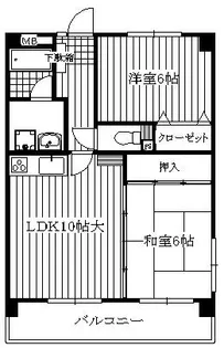 リバーコート【3階】の間取り
