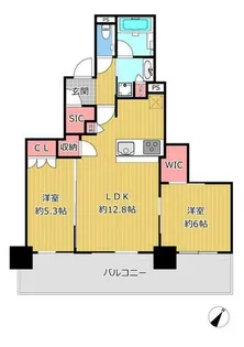ベイシティタワーズ神戸WEST【11階】の間取り