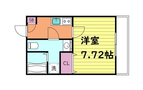 ドゥエリング神路【4階】の間取り