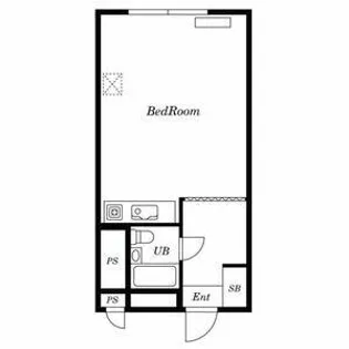 マンションニューエルム【207号室】の間取り
