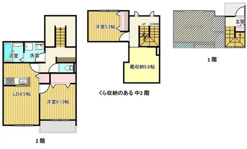 エヴァーガーデン墨江【201号室】の間取り