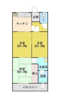 薮内ビル【2階】の間取り
