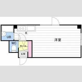 メゾンド麗羅【1階】の間取り