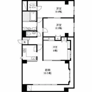 フォレストハイムN18【9階】の間取り