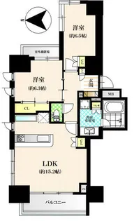 アトラス天満橋【3階】の間取り