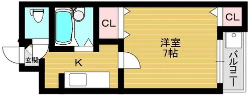 ハイツシード【2階】の間取り