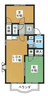アーバン元郷【B-202号室】の間取り