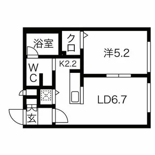 ブランノワールDECO【4階】の間取り
