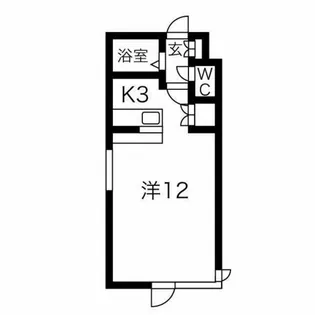 アルファアパル北11条 II【1階】の間取り