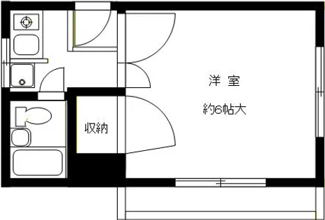 山根ハイツ【3階】の間取り