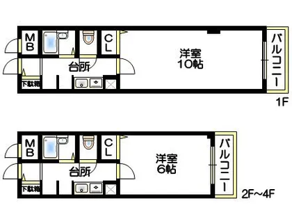 エミネンス【3階】の間取り