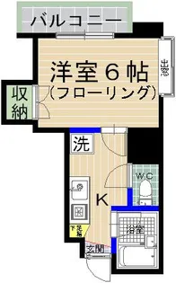 花香絽【503号室】の間取り
