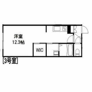 Pine hills環状通東【4階】の間取り