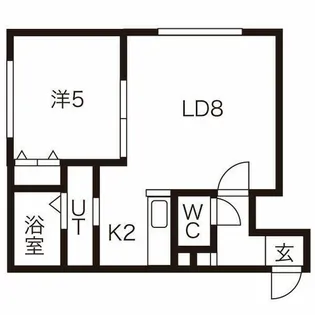 プリマクラッセ環状通東【2階】の間取り