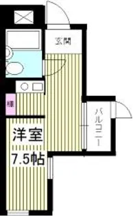ラフィネ新栄【4階】の間取り
