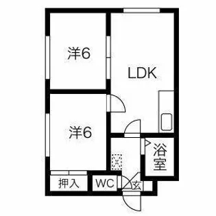 ラフォーレ90【4階】の間取り