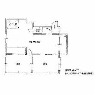 イーストハウス【2階】の間取り