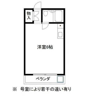肥田コーポ【105号室】の間取り